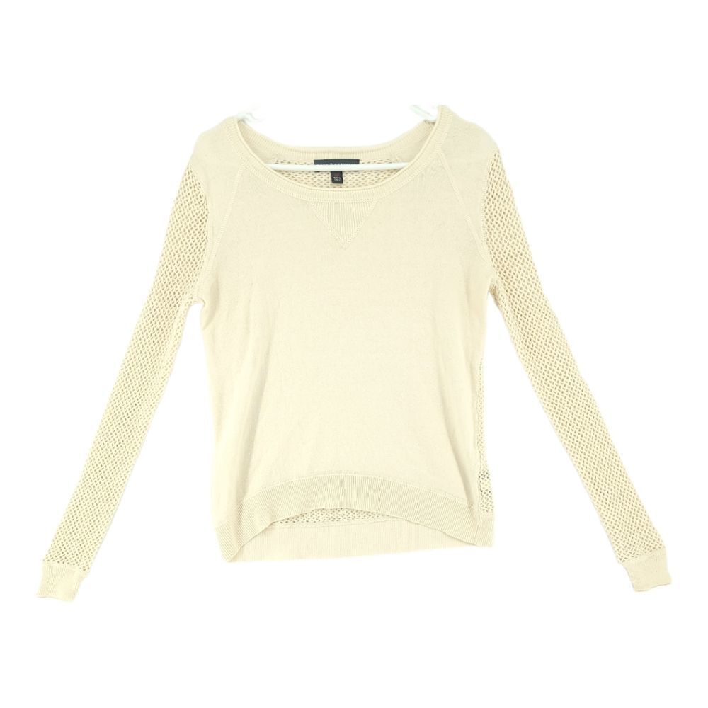 Rock and Republic Extra Small Crochet Sleeves and Back Sweat Shirt